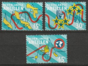 Netherlands Antilles 1973 Sc 352-4 set MNH