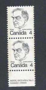 CANADA HAIRLINES SCOTT 589  VF MINT NH (BS16797-1)