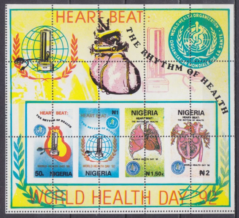 1992 Nigeria 584-587/B13CA error perforation / MEDICINE