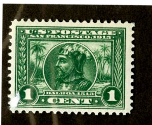 US Stamps # 397 1c Panama-Pacific SUPERB OG NH P.O. Fresh Gem
