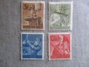 Germany, Scott# B237-B240, MH