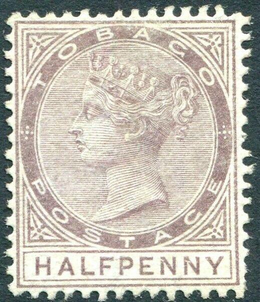 TOBAGO-1880 ½d Purple-Brown Sg 8 LIGHTLY  MOUNTED MINT V31466