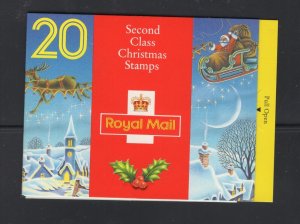 GB - #LX3 1992 £3.60 Christmas booklet  CV £5.75