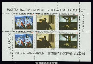 Croatia Scott 161a Mint never hinged.