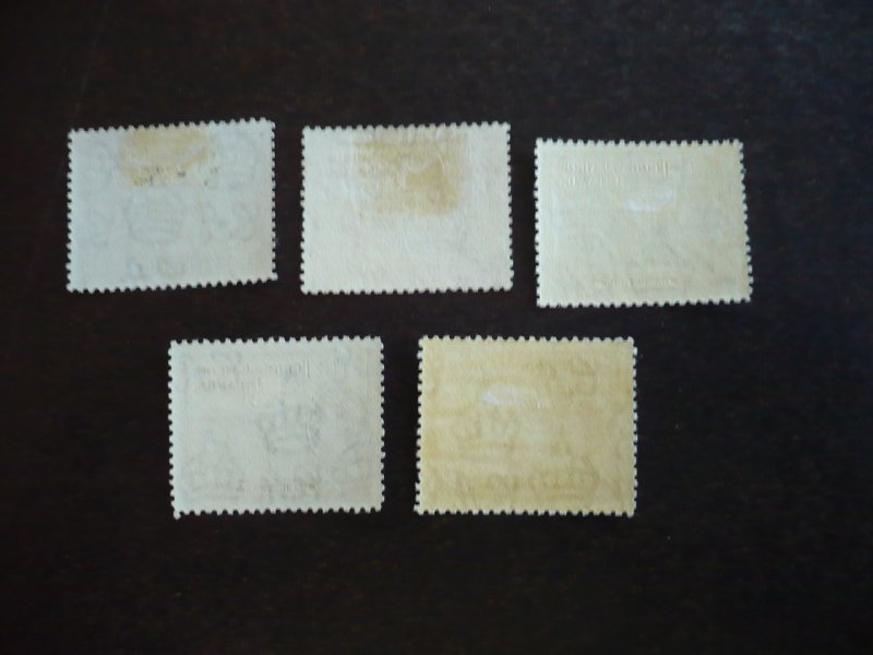 Stamps - Turks & Caicos - Scott# 79,83,85-87 - Mint Hinged Part Set of 5 Stamps