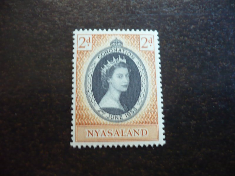 Stamps - Nyasaland - Scott# 96 - Mint Hinged Set of 1 Stamp