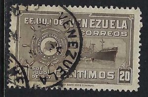 Venezuela 417 VFU SHIP V137-2