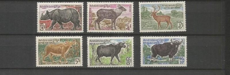 CAMBODIA SCOTT 295-300 MNH 