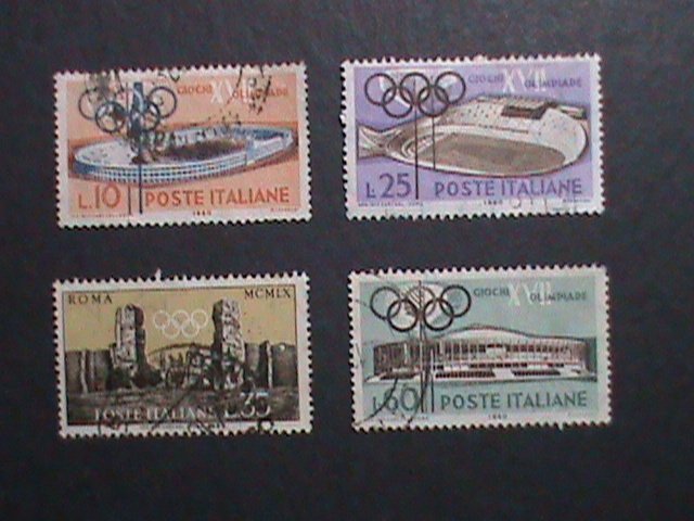 ​ITALIY-VERY OLD -OLYMPIC STATIUMS  USED STAMPS VF  WE SHIP TO WORLD WIDE