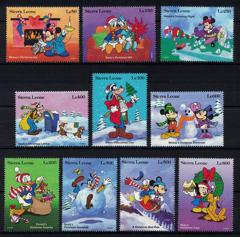 SIERRA LEONE 1995 - Disney characters / complete set MNH