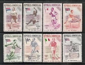 Dominican Rep. 474-78,C 97-99 MNH 1957 Olympic Games