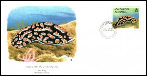 Solomon Islands 639 Sea Slug Fleetwood U/A FDC