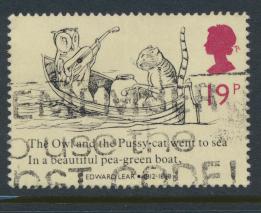 Great Britain SG 1405  Used   - Edweard Lear