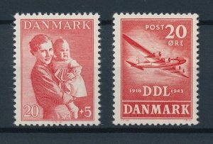 Denmark 1943 Complete Year Set  MNH