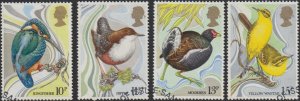 Great Britain #884-887 1980 Wild Bird Protection Act Set of 4 CTO-VF.