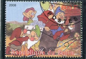 Benin 2008 DISNEY CHARACTERS Beijing Olympics 2008 1v Perforated Fine Used VF