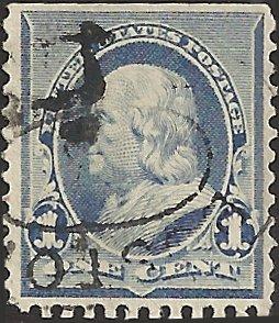 # 219 DULL BLUE USED BEN FRANKLIN SCV-0.75