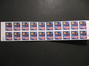 US #BK156 - Fireworks Flag Complete Booklet - P#2122 - Left