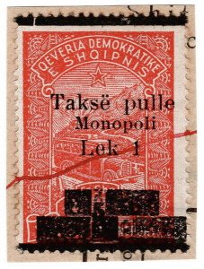 (I.B) Albania Revenue : Stamp Duty 1L on 5Fr OP