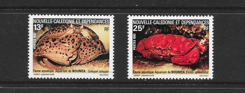 MARINE LIFE - NEW CALEDONIA #470-1  MNH