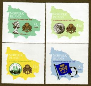 Norfolk Island # 225-228 Mint!
