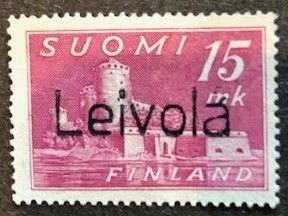 Finland 247 MLH, Overprint Leivola