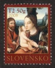 Slovakia Sc# 553 MNH Christmas 2008