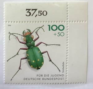 Germany 1993 Scott B748 MNH - 100+50pf,  Beetles, Sandlaufkäfer