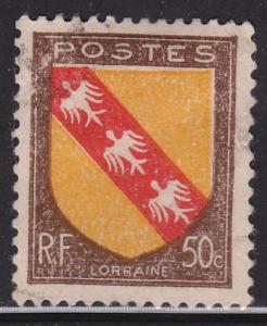 France 564 Lorraine Coat of Arms 1946