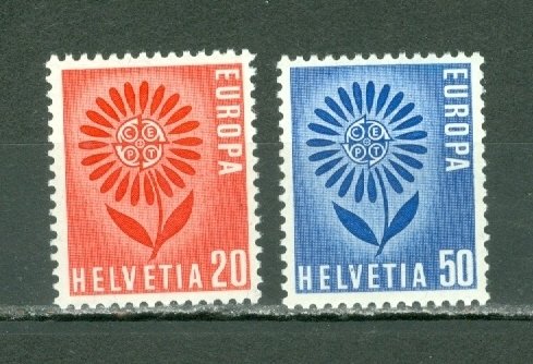 SWITZERLAND 1964EUROPA #438-439 SET MNH(GUM DISTURBED)...$1.60
