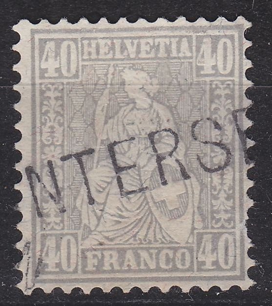 SCHWEIZ SWITZERLAND [1881] MiNr 0042 ( O/used ) [01]