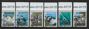 FALKLAND ISLANDS SG1277/82 2013 PENGUINS SET USED