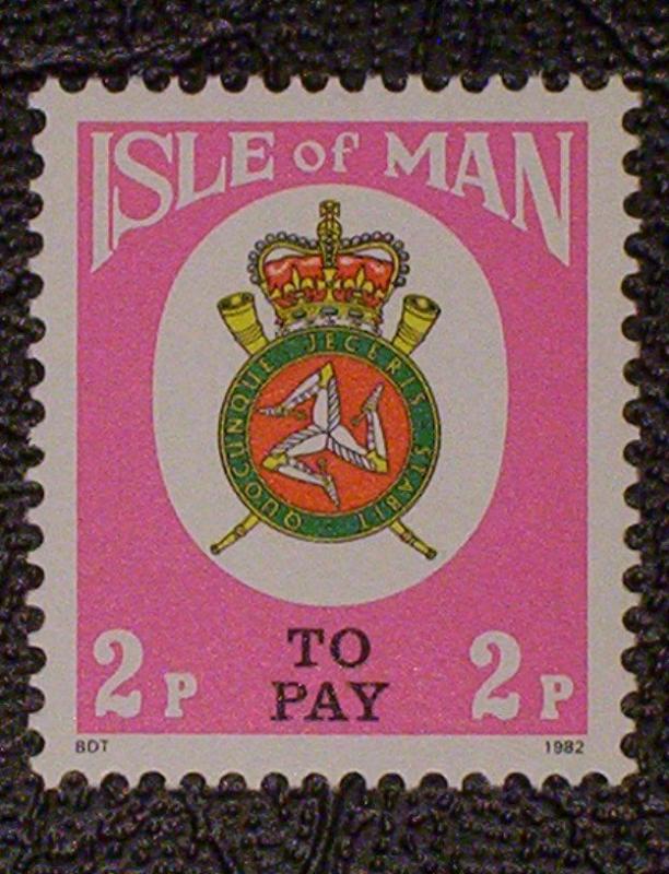 Great Britain - Isle of Man Scott #J18 mnh