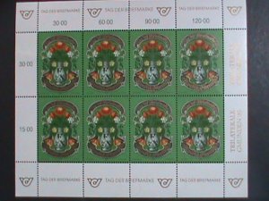 AUSTRIA 1995 SC#B362 STAMP DAY-OVERPRINT-TRILATERALE GMUNDEN'95- MH S/S VF