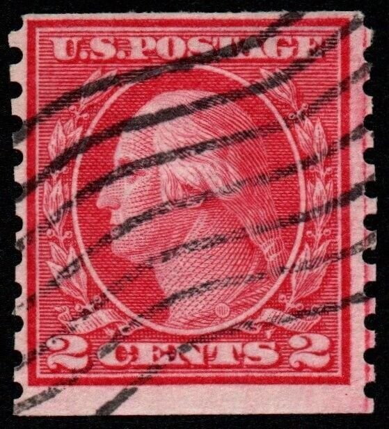 U.S. #455 F-VF Used with Machine Cancel