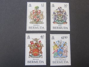 Bermuda 1985 Sc 474-477 set MNH