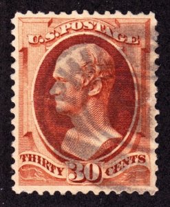 US 217 30c Hamilton Used VF SCV $130