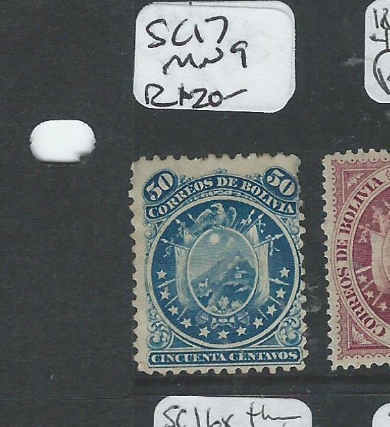 BOLIVIA (P2006B) 50C  SC17  MNG