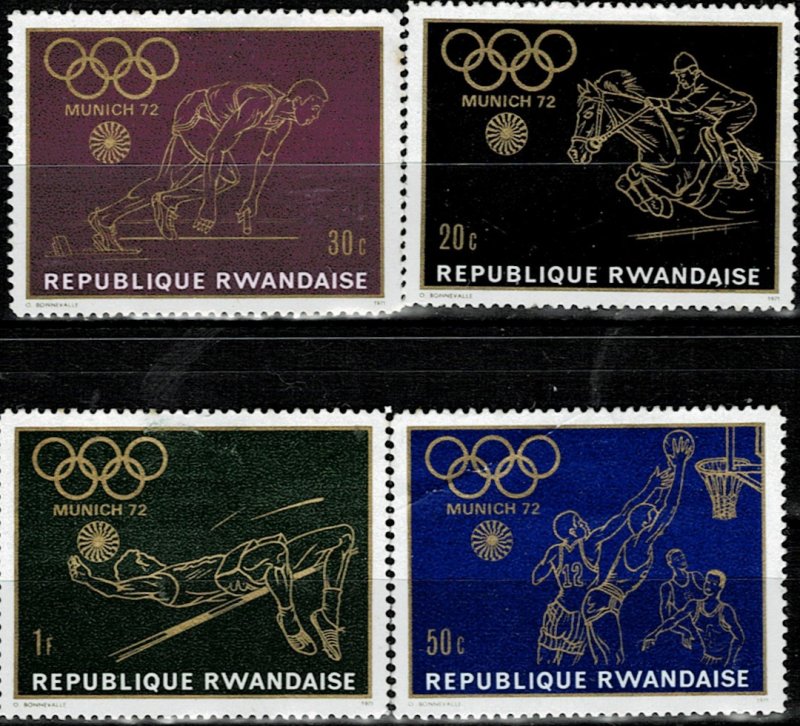 RWANDA 1972 WINTER  OLYMPIC GAMES MH