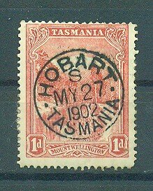 Tasmania sc# 95 (2) used cat value $2.40