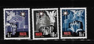 Malta 1970 Christmas Surtax child welfare Sc B4-B6 MNH A689