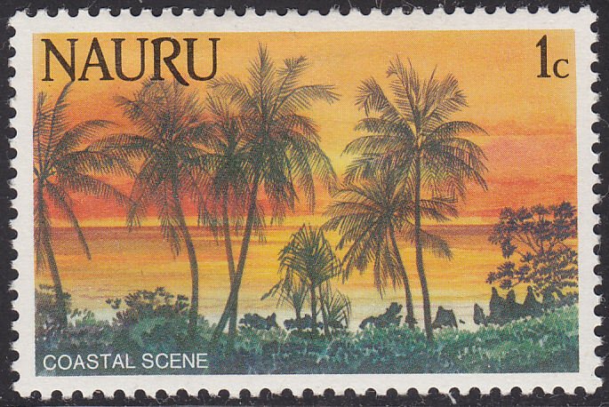 Nauru 285 Coastal Scene 1984