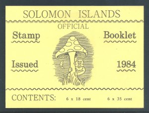 Solomon Islands #516-17 NH Local Fungi - Complete Booklet