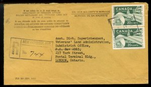 ?New Hamburg, Ont. Registered 1965 OHMS Canada cover