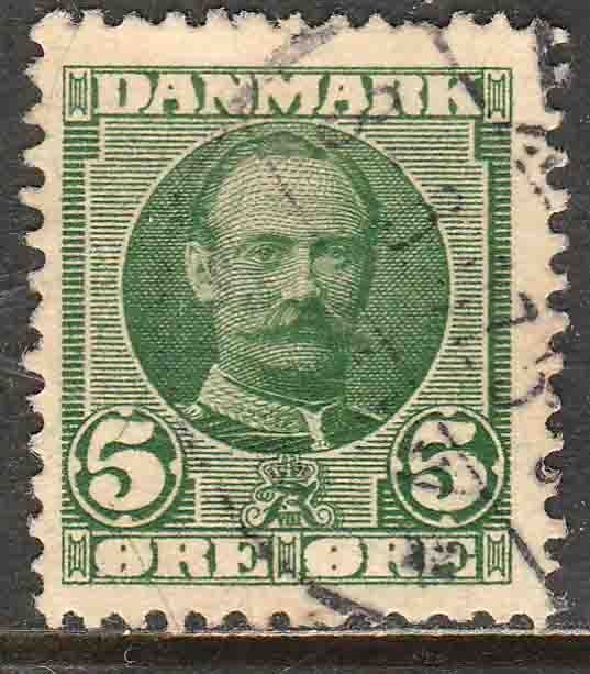 Denmark 72, 5o King Frederik VIII. Used. F (258)