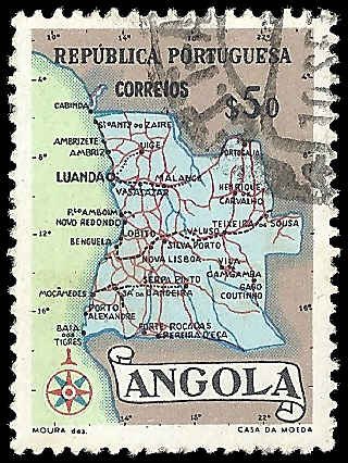 Angola - #388 - Used - SCV-0.25