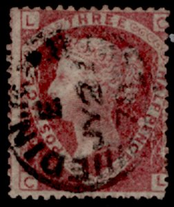 GB QV SG52, 1½d lake-red plate 3, FINE USED. Cat £75. CDS CL