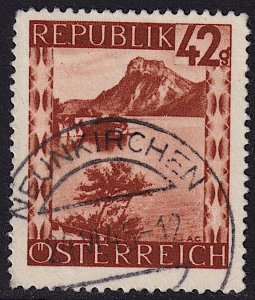 Austria - 1946 - Scott #471 - used - NEUNKIRCHEN pmk