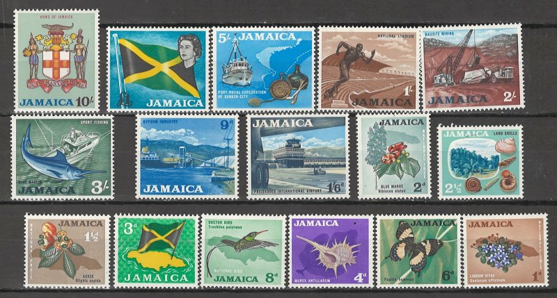 COLLECTION LOT # 4341 JAMAICA #217-32 MNH 1964 CV+$20