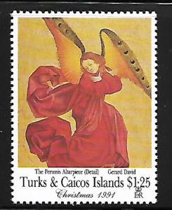 TURKS & CAICOS ISLANDS 960 MNH ADORATION OF THE KINGS, CHRISTMAS